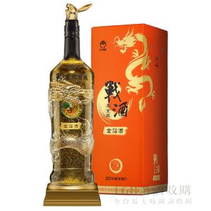 戰酒黑金龍鴻兔大展金箔酒  3.6L