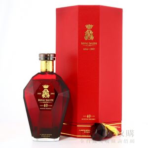 皇家禮炮40年 紅水晶瓶 700ml