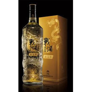 金門高粱 戰酒黑金龍金箔酒 3.6L