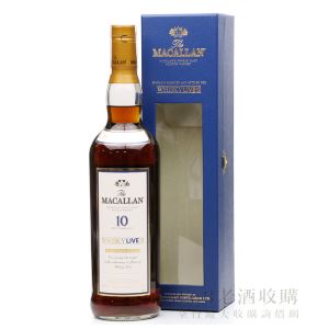 麥卡倫10年原酒 Whisky Live 10週年版 700ml