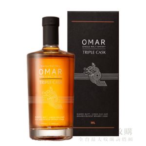 OMAR 三桶單一麥芽威士忌 龍騰青雲 700ml